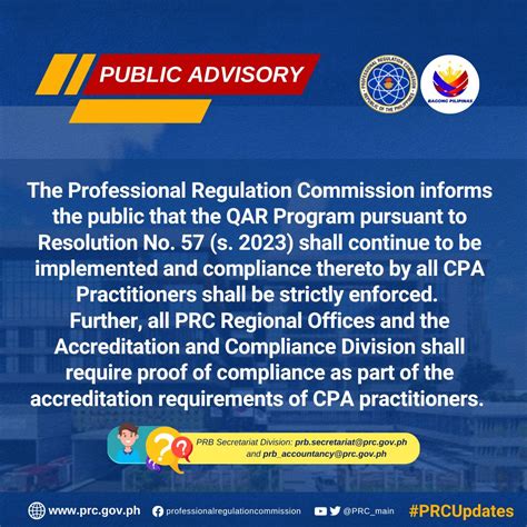 PRC Advisory .